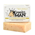 Grown Ass Man Co. Spruce Up Solid Shampoo Bar 3 in 1 – Hair, Beard & Body Wash, Plastic Free & Natural, 4oz