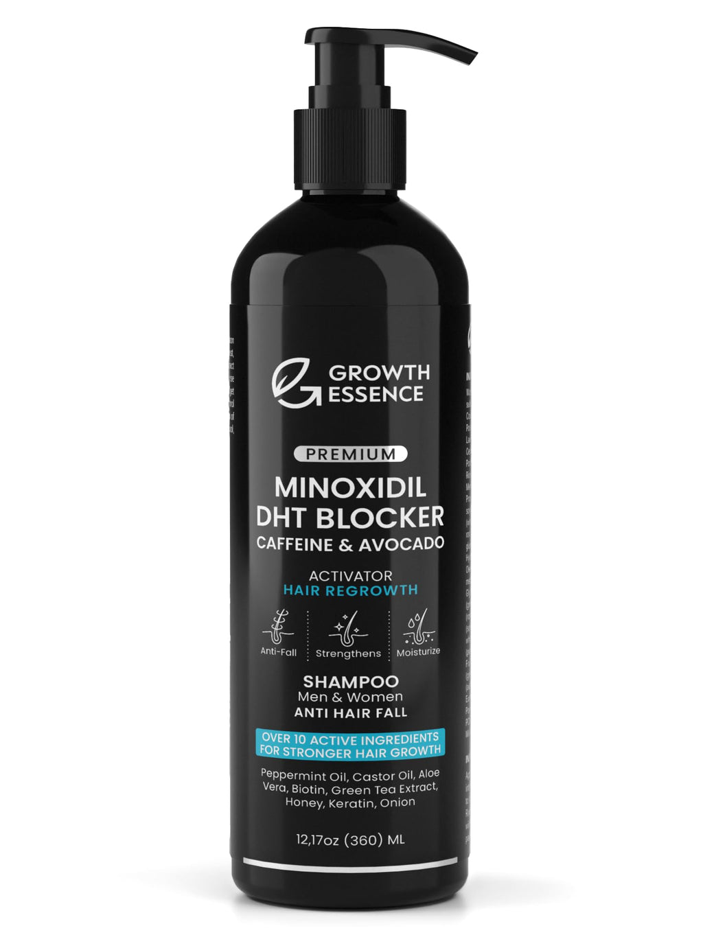 Growth Essence Minoxidil & Biotin Shampoo for Hair Growth – DHT Blocker & Nourishing Formula