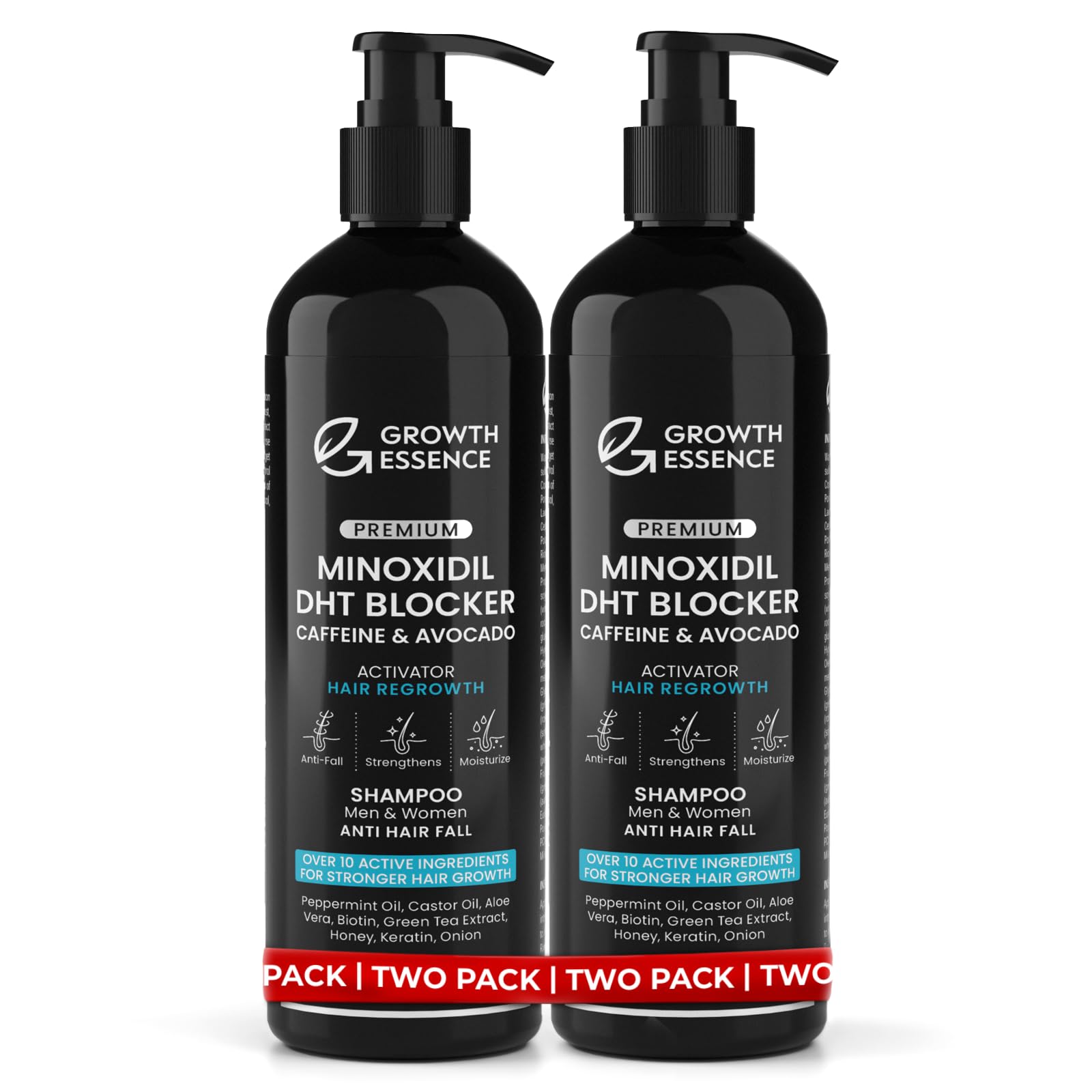 Growth Essence Twopack Thickening Hair Regrowth Shampoo – Minoxidil & Biotin