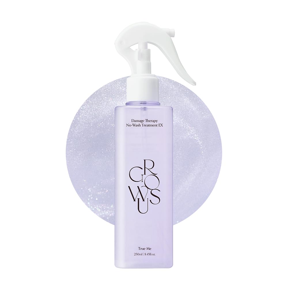 GROWUS Damage Therapy No-Wash Treatment True Me | Korean Hair Care, Heat Protectant, Leave-In Hair Serum