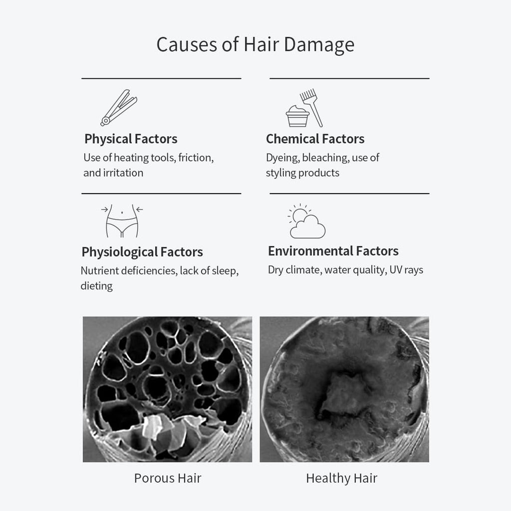 GROWUS Damage Therapy Shampoo – Salicylic Acid, Niacinamide, Dexpanthenol, Protein | Paraben & Sulfate Free | 16.9 fl oz