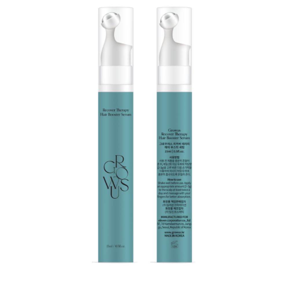 Growus Recover Therapy Booster Serum 15ml – Scalp Serum for Fuller Hair, Biotin & Sea Water