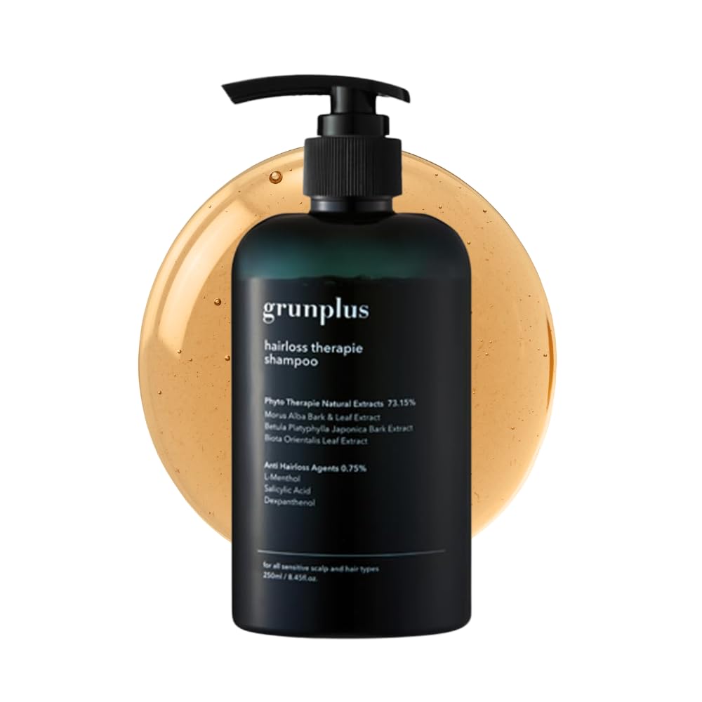 Grunplus Hair Growth Shampoo — 8.45 fl oz for Thinning Hair with Herbal Extracts