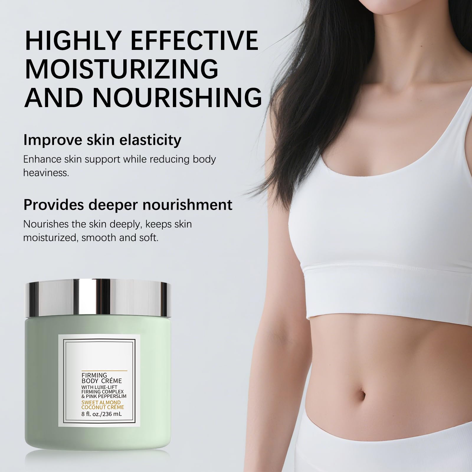 GTVOSY Champagne Lift Firming Body Creme – Deep Hydration, Skin Tightening & Radiance