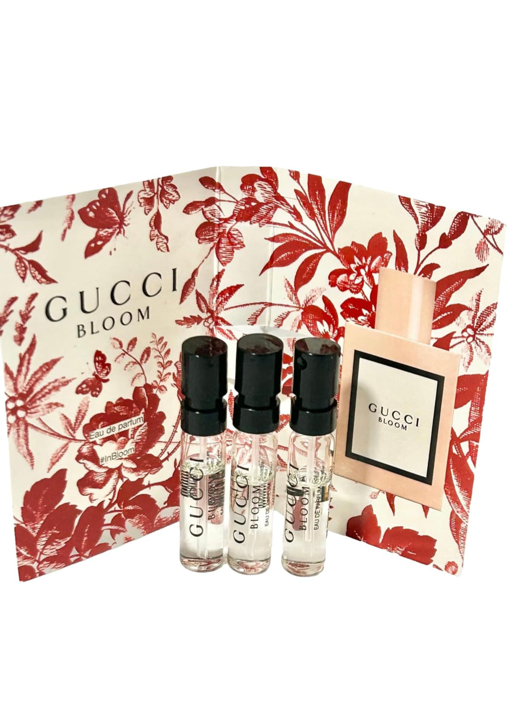 Gucci Bloom Sample Set – 3 Mini EDP Sprays (1.5 ml each) for Women