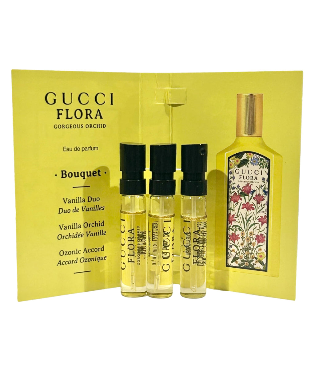 Gucci Flora Gorgeous Orchid 3x Mini Spray Set – 1.5ml EDP Travel Size