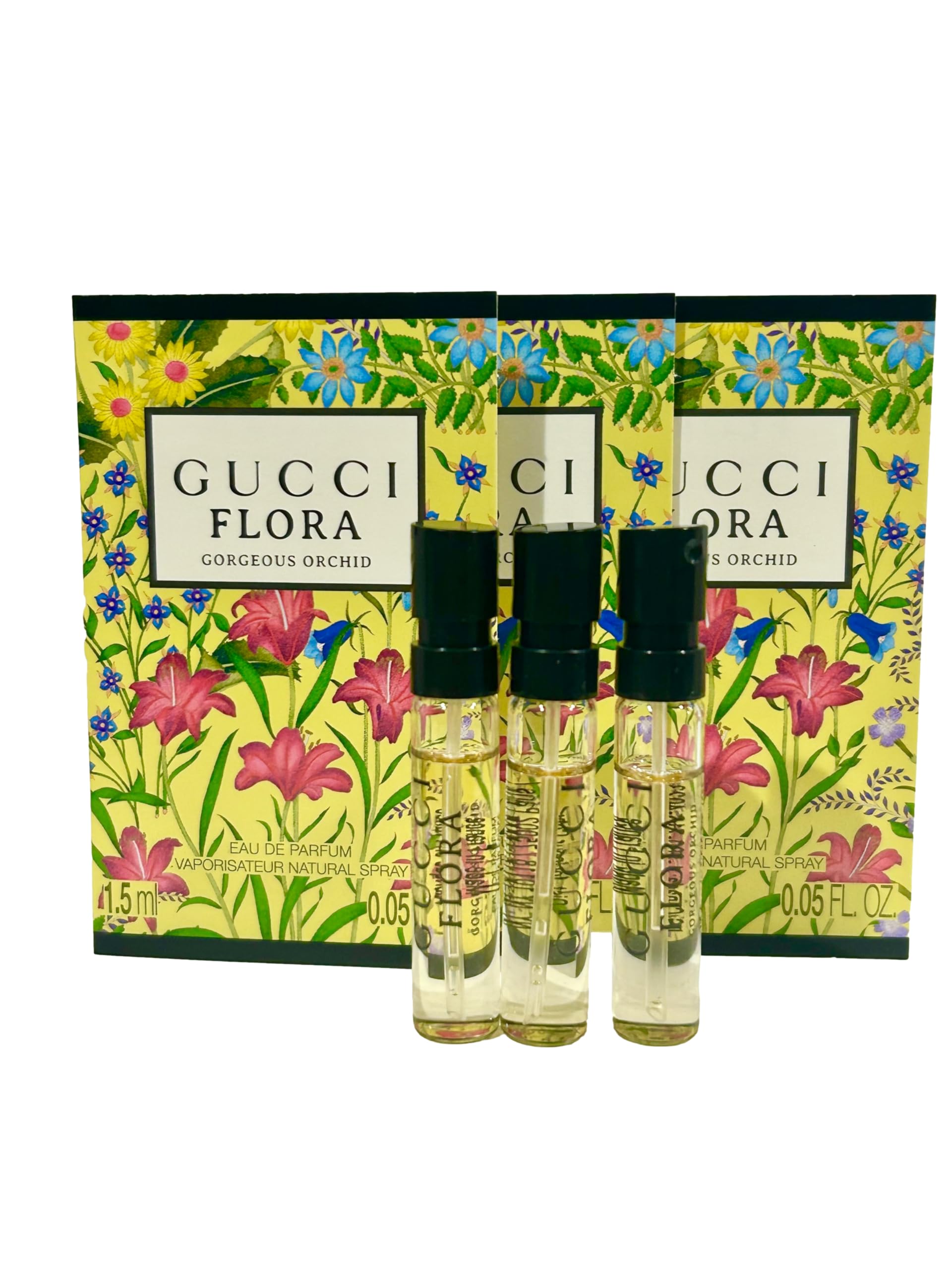 Gucci Flora Gorgeous Orchid 3x Mini Spray Set – 1.5ml EDP Travel Size