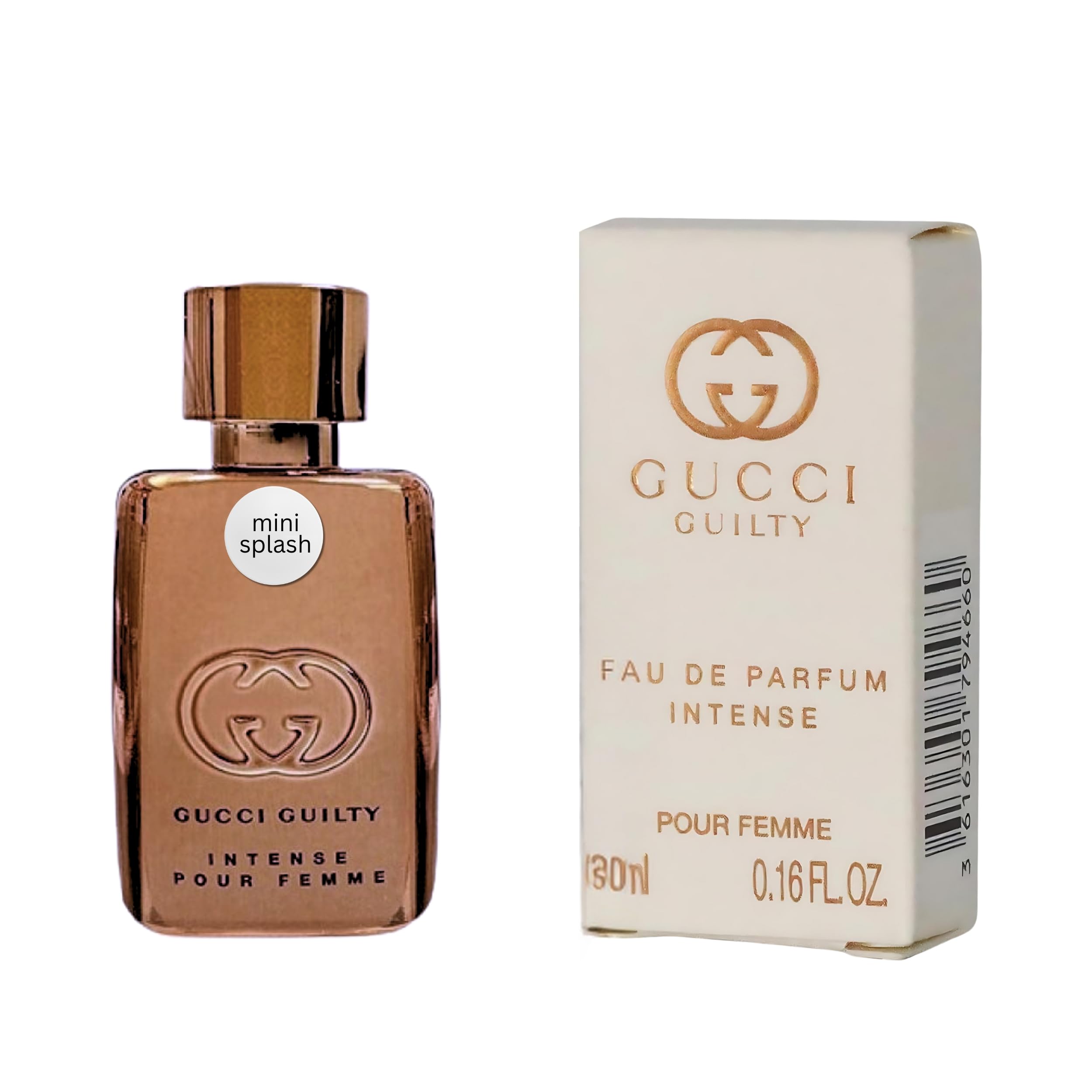 Gucci Guilty Intense Mini EDP Splash for Women – 0.16 Fl Oz Travel Size