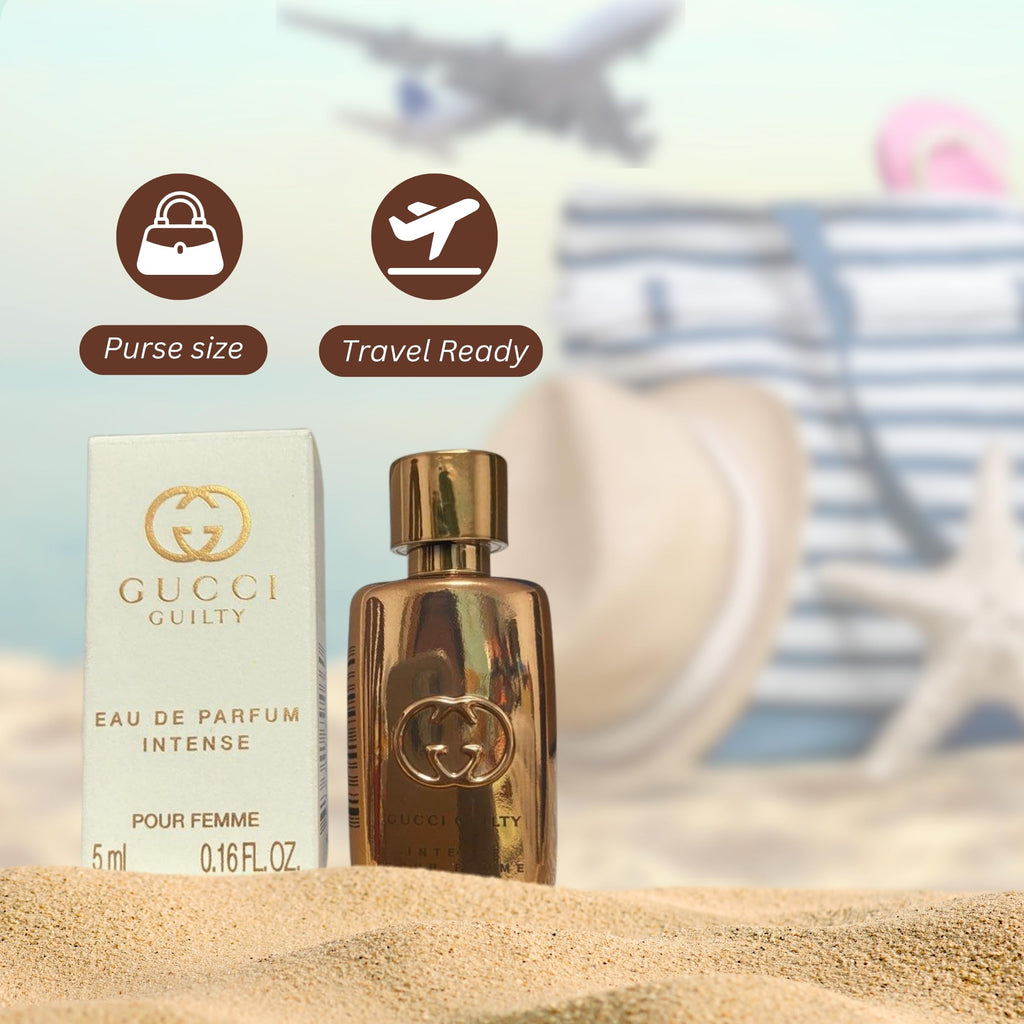 Gucci Guilty Intense Mini EDP Splash for Women – 0.16 Fl Oz Travel Size