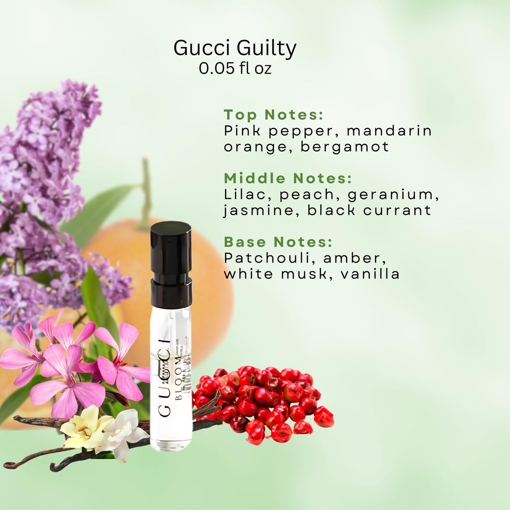 Gucci Women's Variety Fragrance Gift Set – 4 Mini EDP Sprays (0.05 oz each)