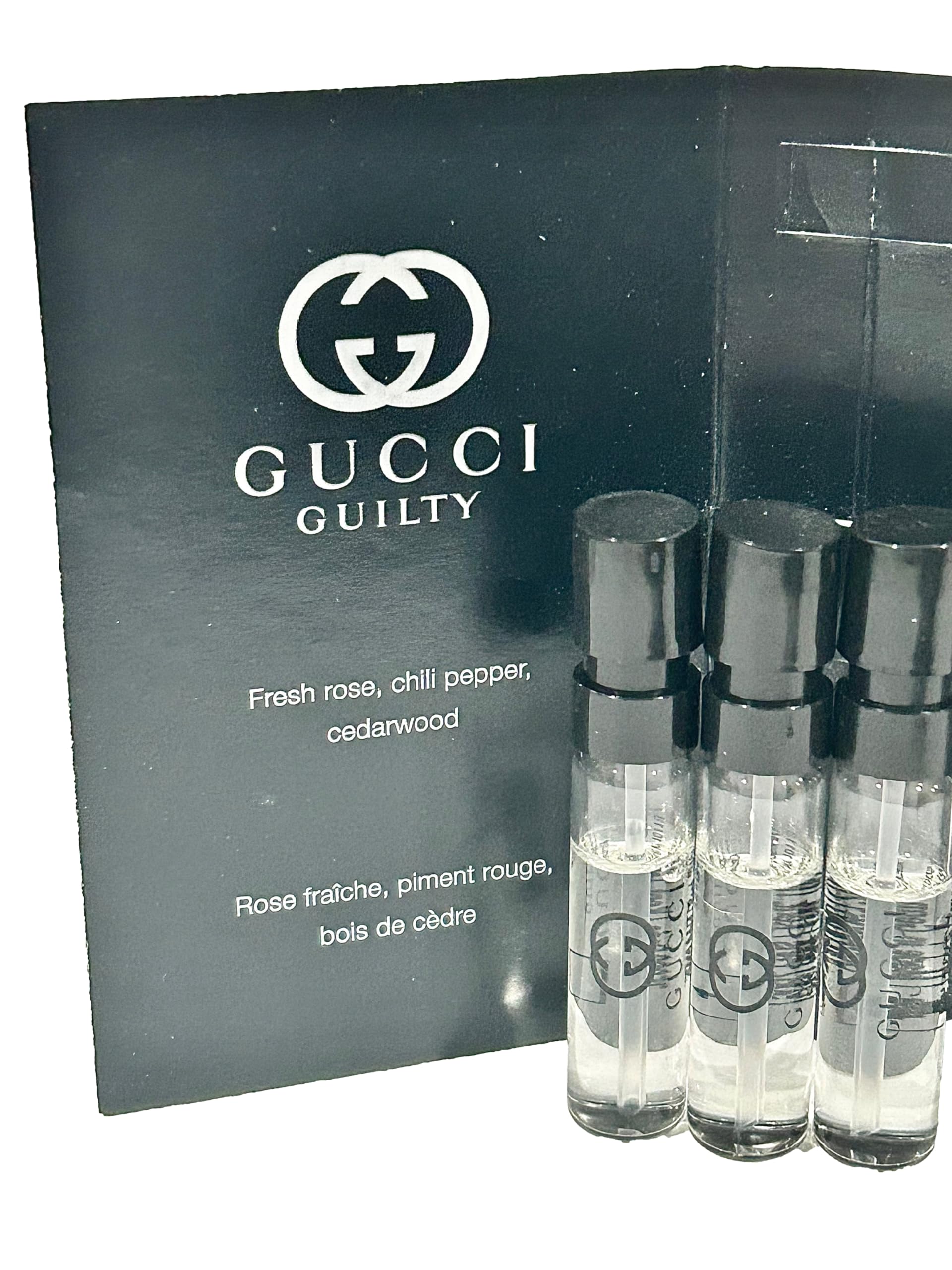 Gucci Guilty PARFUM Sample Set for Men – 3 x 1.5 ml Travel Sprays