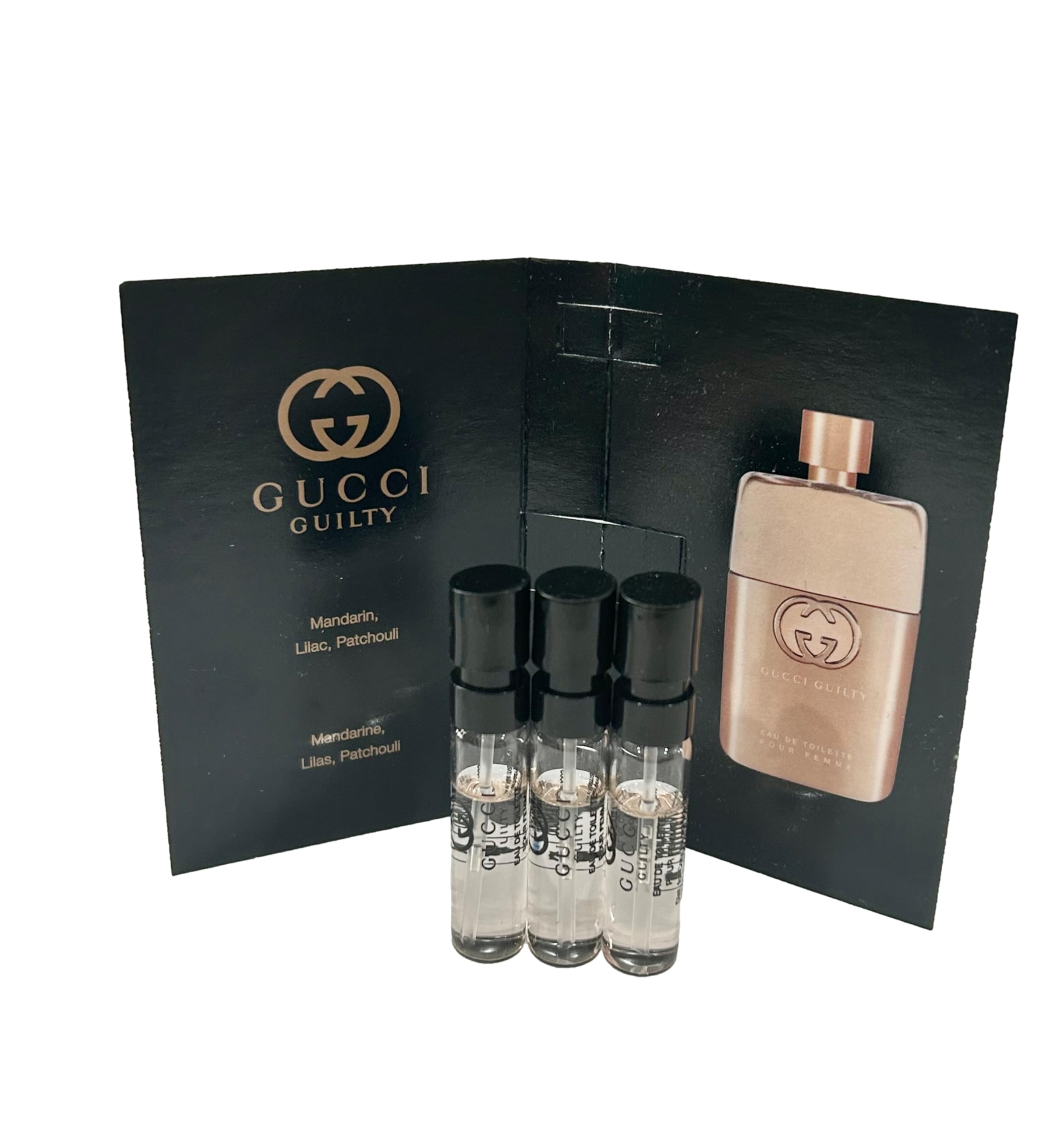 Gucci Guilty Sample Women EDT — Travel-Size Set of 3 (1.5 ml each)