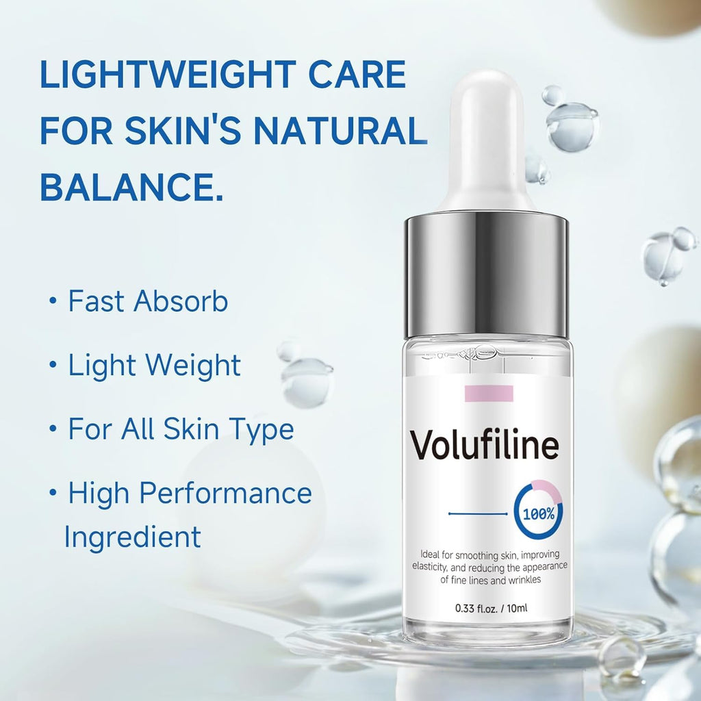 GUDE GUDE Volufiline Serum – 2x10ml Ampoules for Hydration, Elasticity & Under-Eye Use