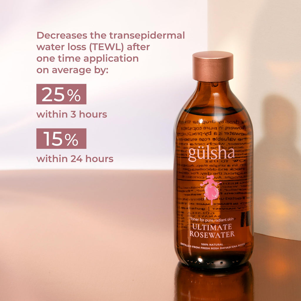 gülsha Ultimate Rosewater – 100% Natural Rosa Damascena Facial Mist, 250ml