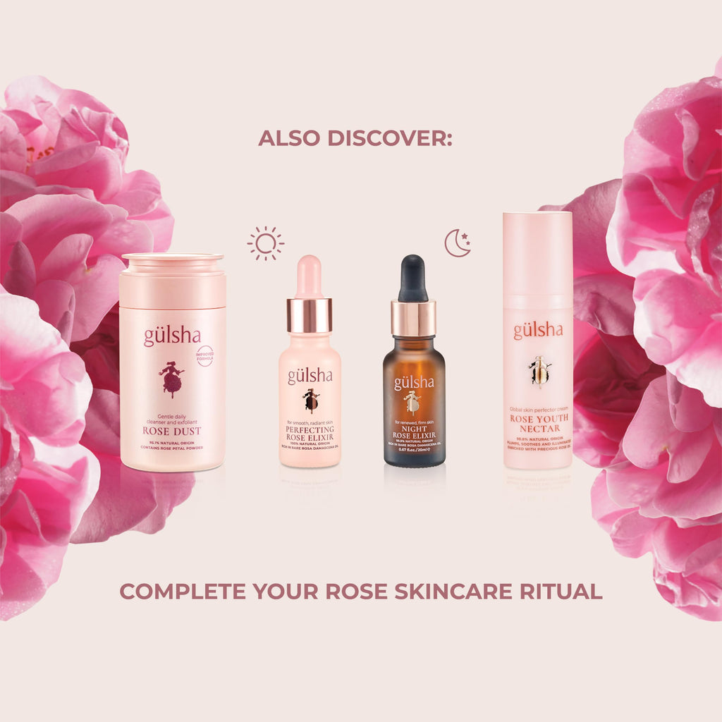 gülsha Ultimate Rosewater – 100% Natural Rosa Damascena Facial Mist, 250ml
