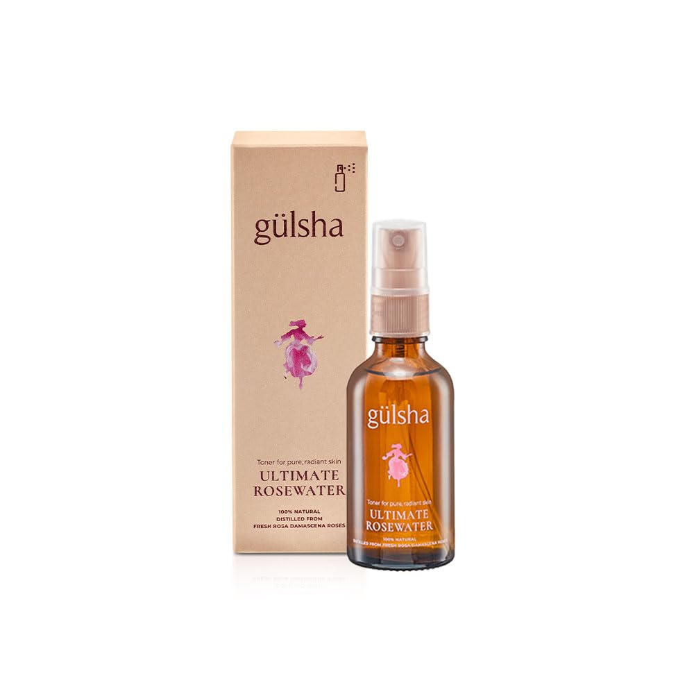 Gülsha Ultimate Rosewater – 100% Natural Rosa Damascena Flower Water for Radiant Skin