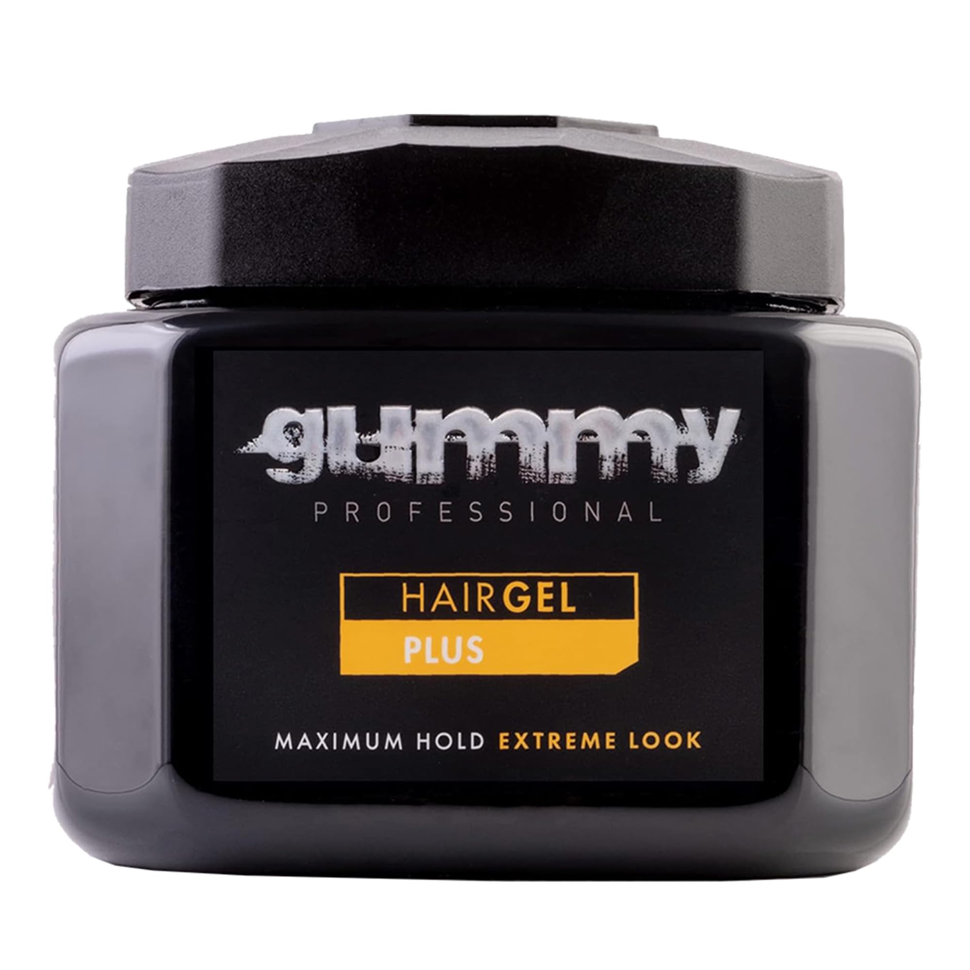Gummy Professional Plus Hair Gel – Strong Hold for Slick Back, Curls & Braids (700 ml)