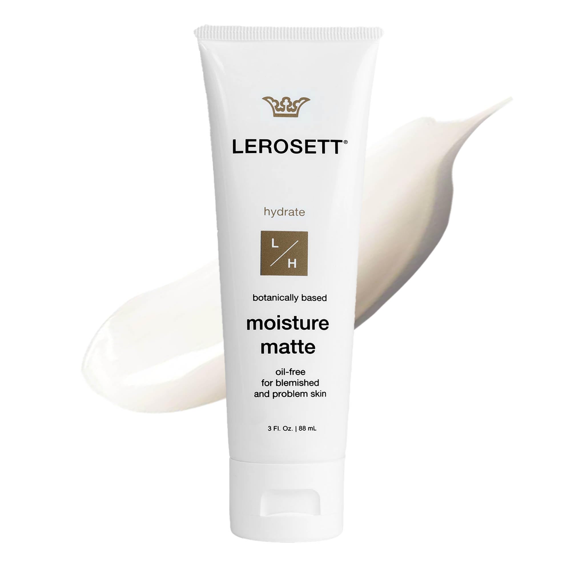 Gunilla Of Sweden LEROSETT Oil-Free Moisturizer — Matte Hydration for Oily & Sensitive Skin (3 oz)