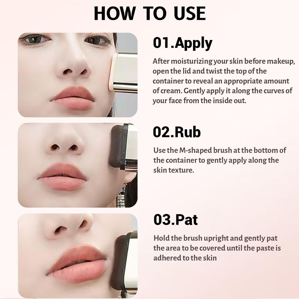 Gymfber Korean Foundation Stick #3 Warm Skin – Waterproof 2-in-1 Foundation & Concealer