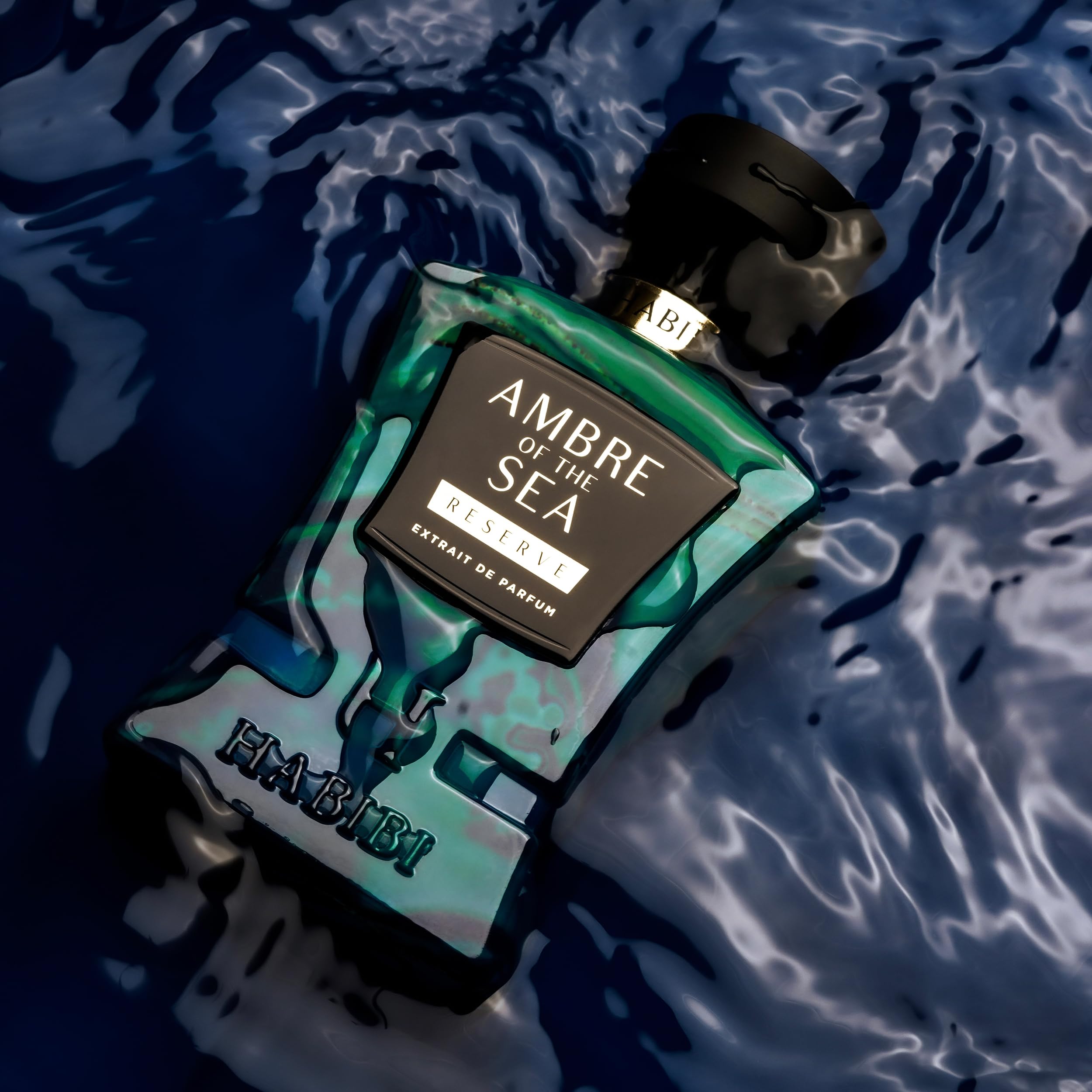 H HABIBI Ambre Of The Sea Extrait De Parfum – Unisex Long-Lasting Fragrance with Bergamot & Sea Salt (2.5 oz)