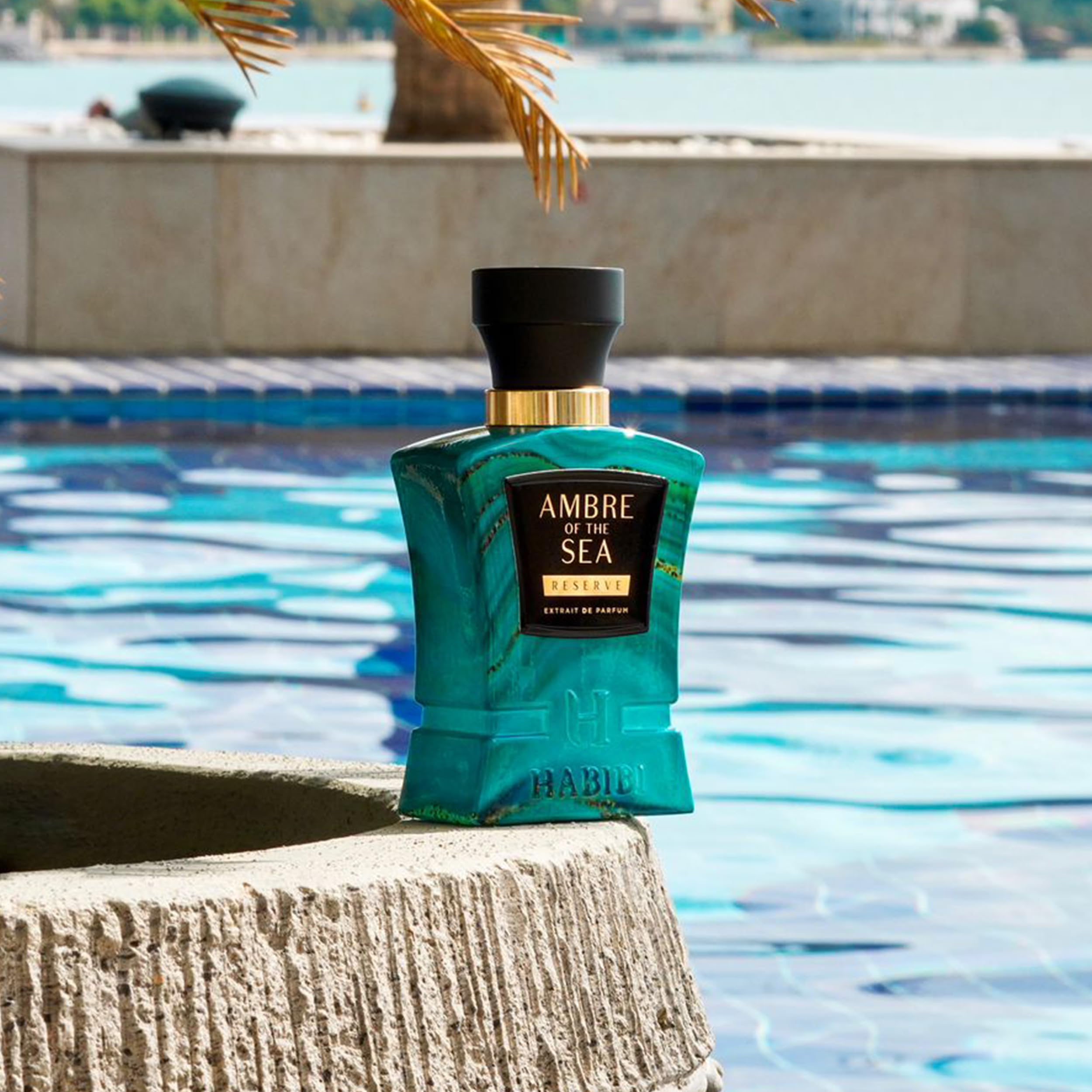 H HABIBI Ambre Of The Sea Extrait De Parfum – Unisex Long-Lasting Fragrance with Bergamot & Sea Salt (2.5 oz)