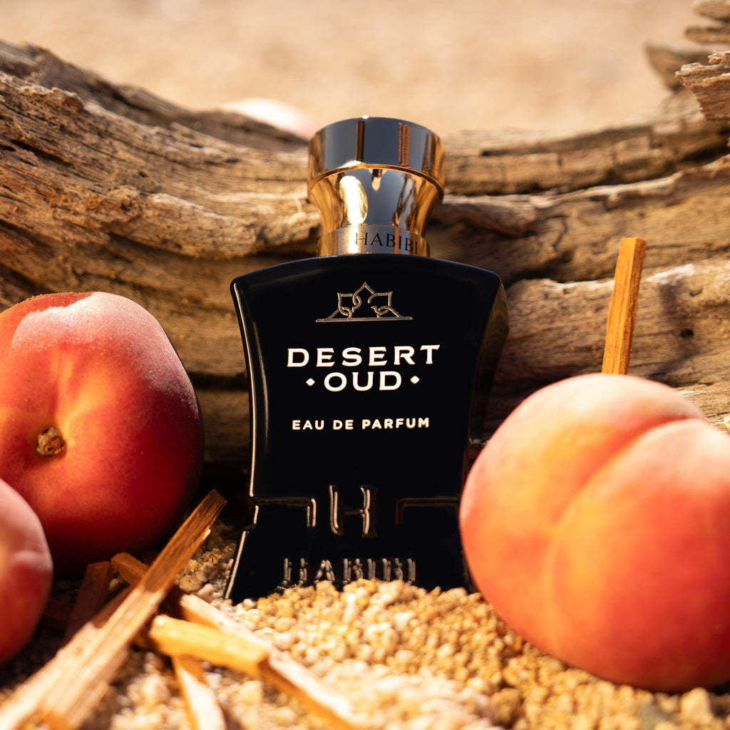 H HABIBI Desert Oud Perfume for Men – 2.5 oz / 75 ml Long-Lasting Floral Woody Arabian Cologne
