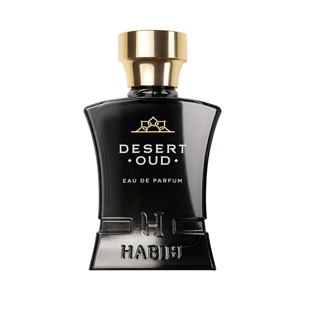 H HABIBI Desert Oud Perfume for Men – 2.5 oz / 75 ml Long-Lasting Floral Woody Arabian Cologne
