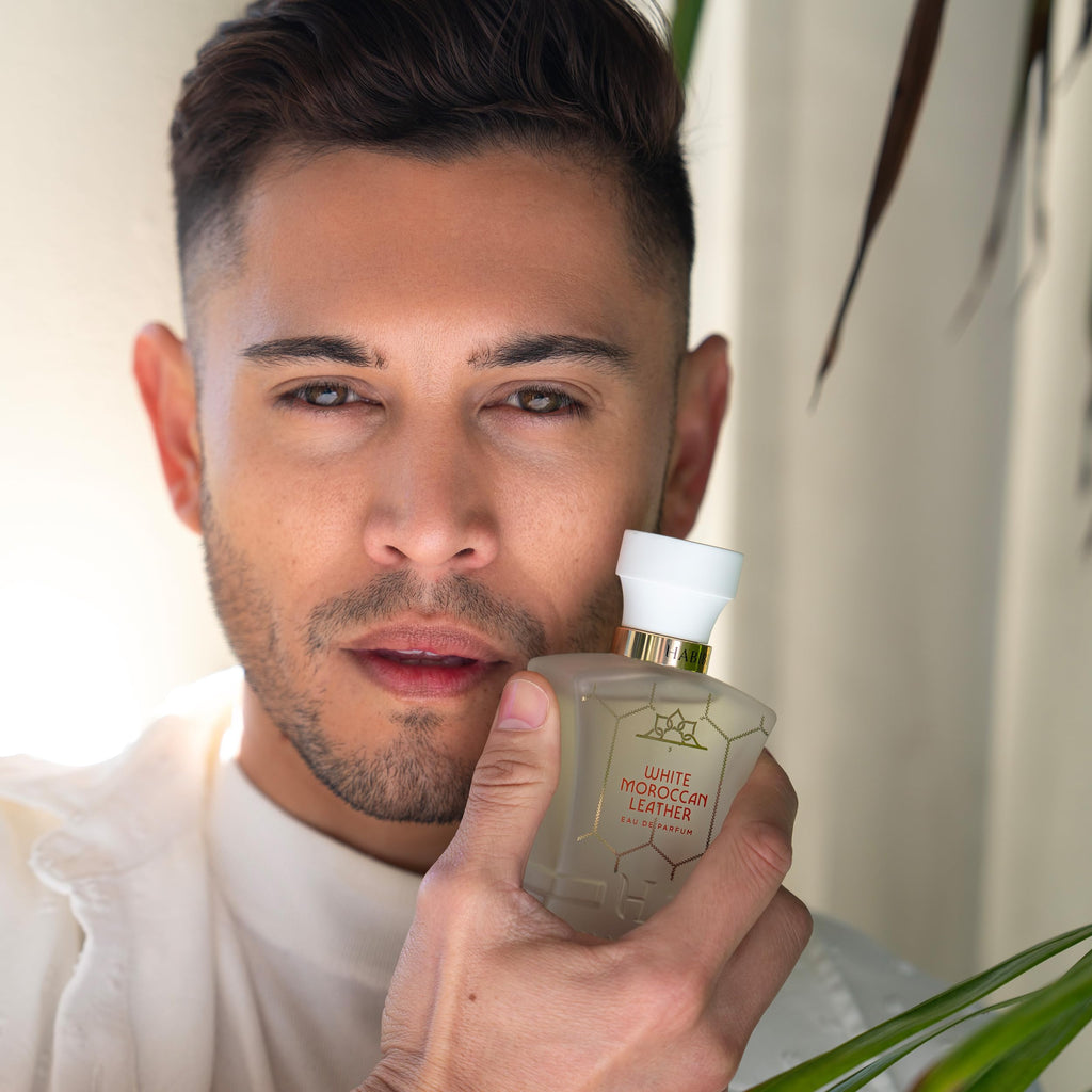 H HABIBI White Moroccan Leather Perfume for Men – 75ml Long-Lasting Arabian Cologne