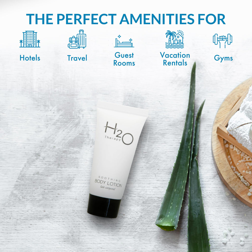 H2O Therapy Lotion – Travel Size Hotel Amenities 0.85 oz (Case of 300)