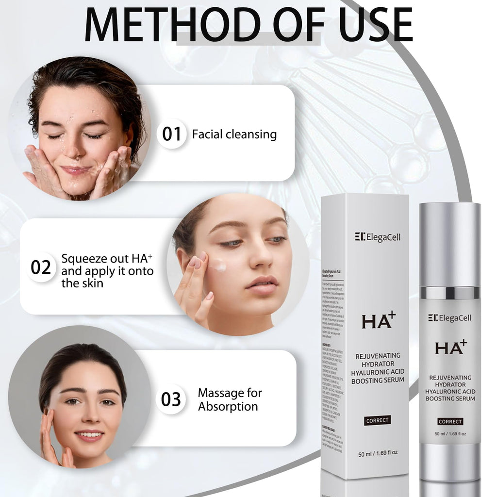 HACIRFE HA Rejuvenating Hydrator – Hyaluronic Acid Serum with Ceramides & Niacinamide