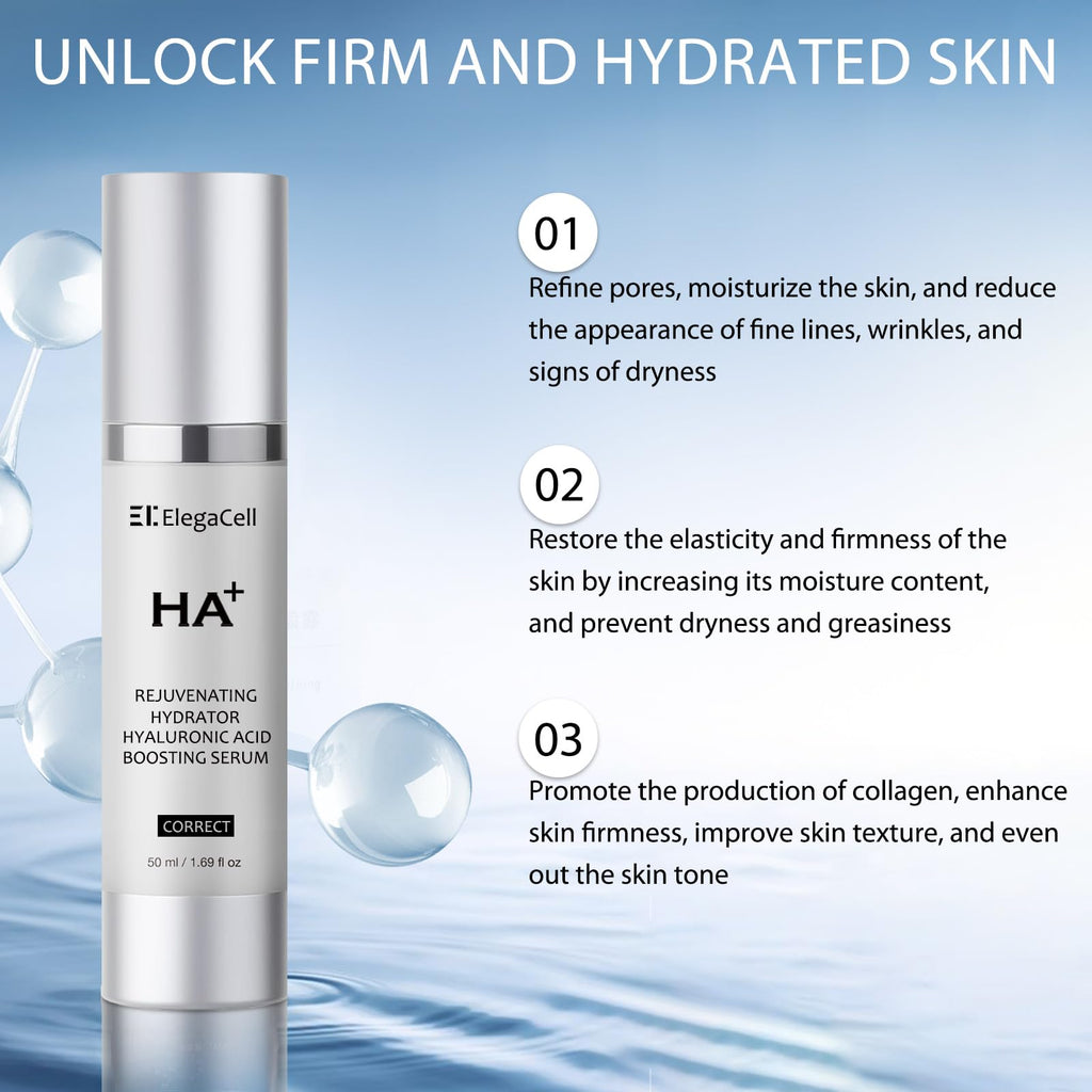 HACIRFE HA Rejuvenating Hydrator – Hyaluronic Acid Serum with Ceramides & Niacinamide