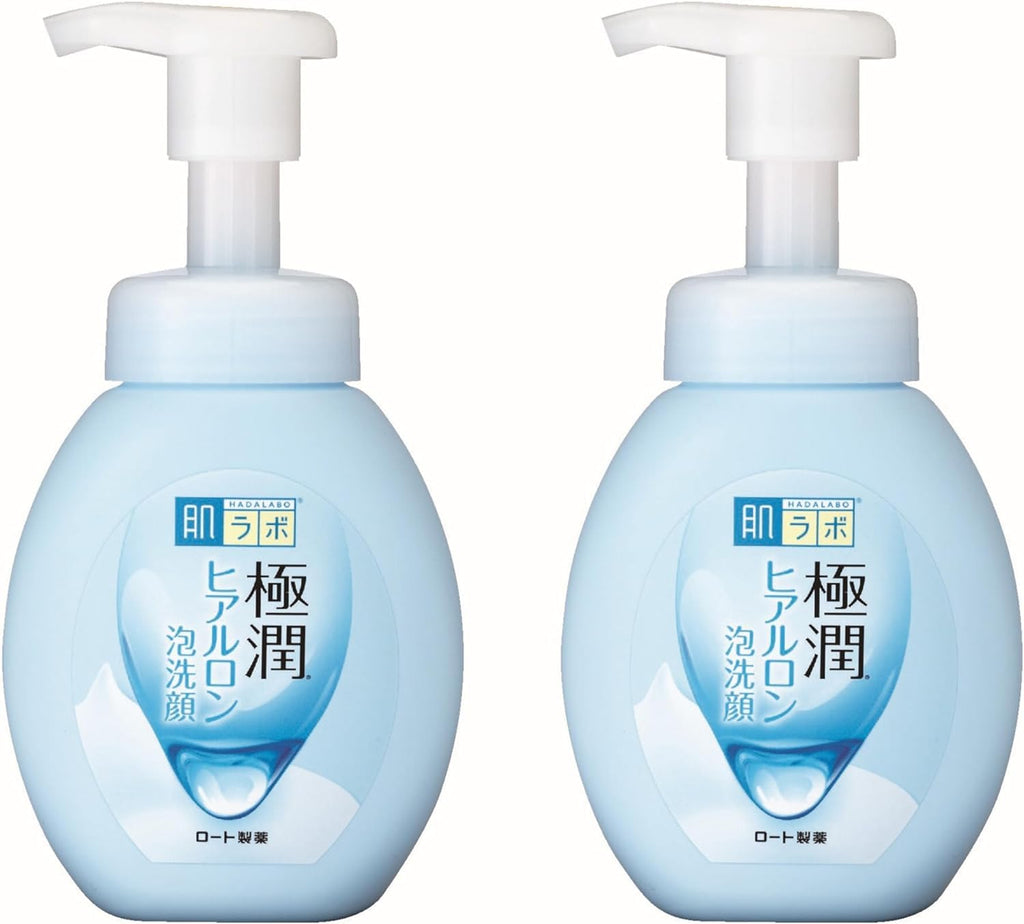 Hadarabo Hadalabo Gokujyun Hyaluronic Acid Moisture Bubble Foaming Cleanser (160 ml) 2-Pack