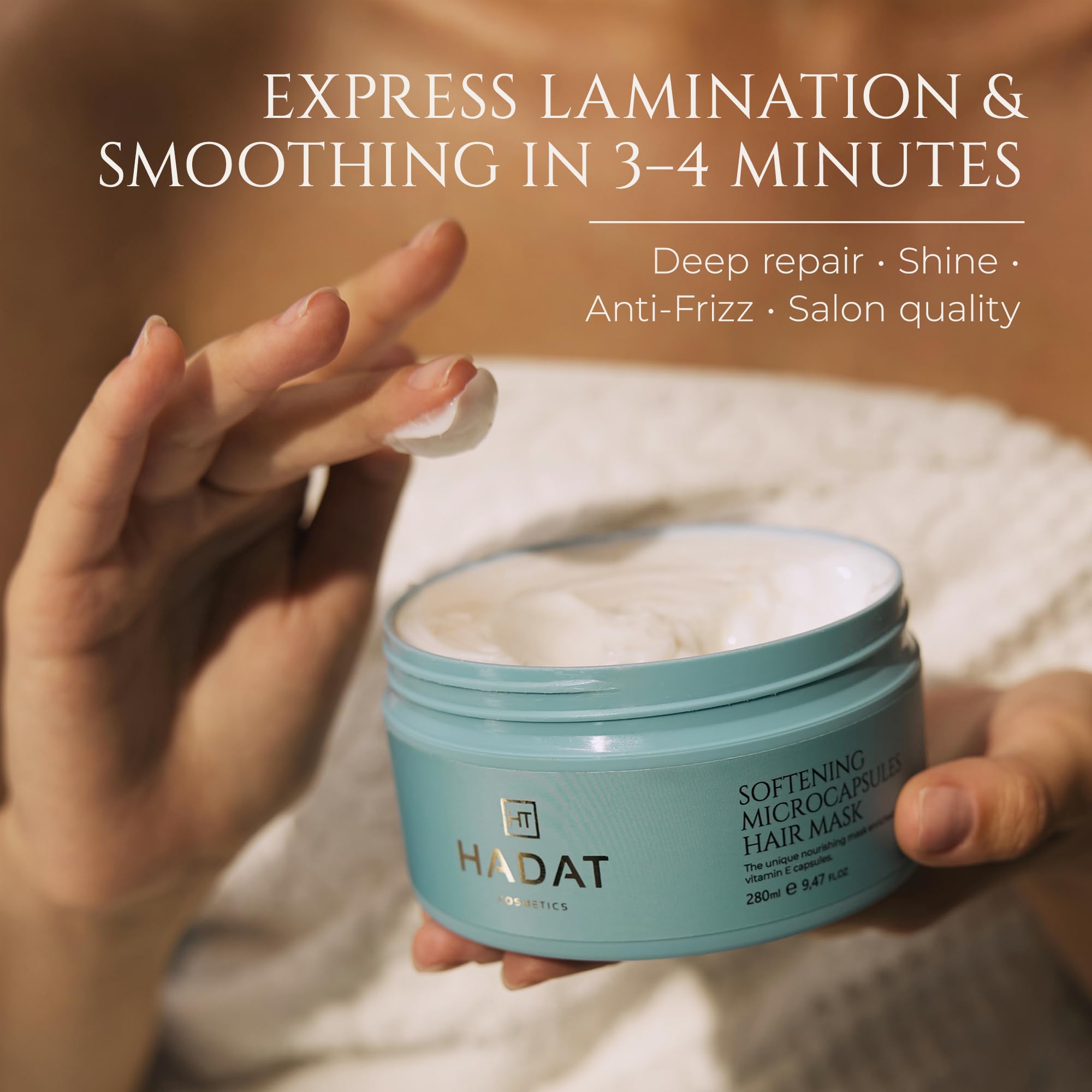 HADAT Express Hair Mask – Microcapsule Smoothing & Lamination (9.47 oz)