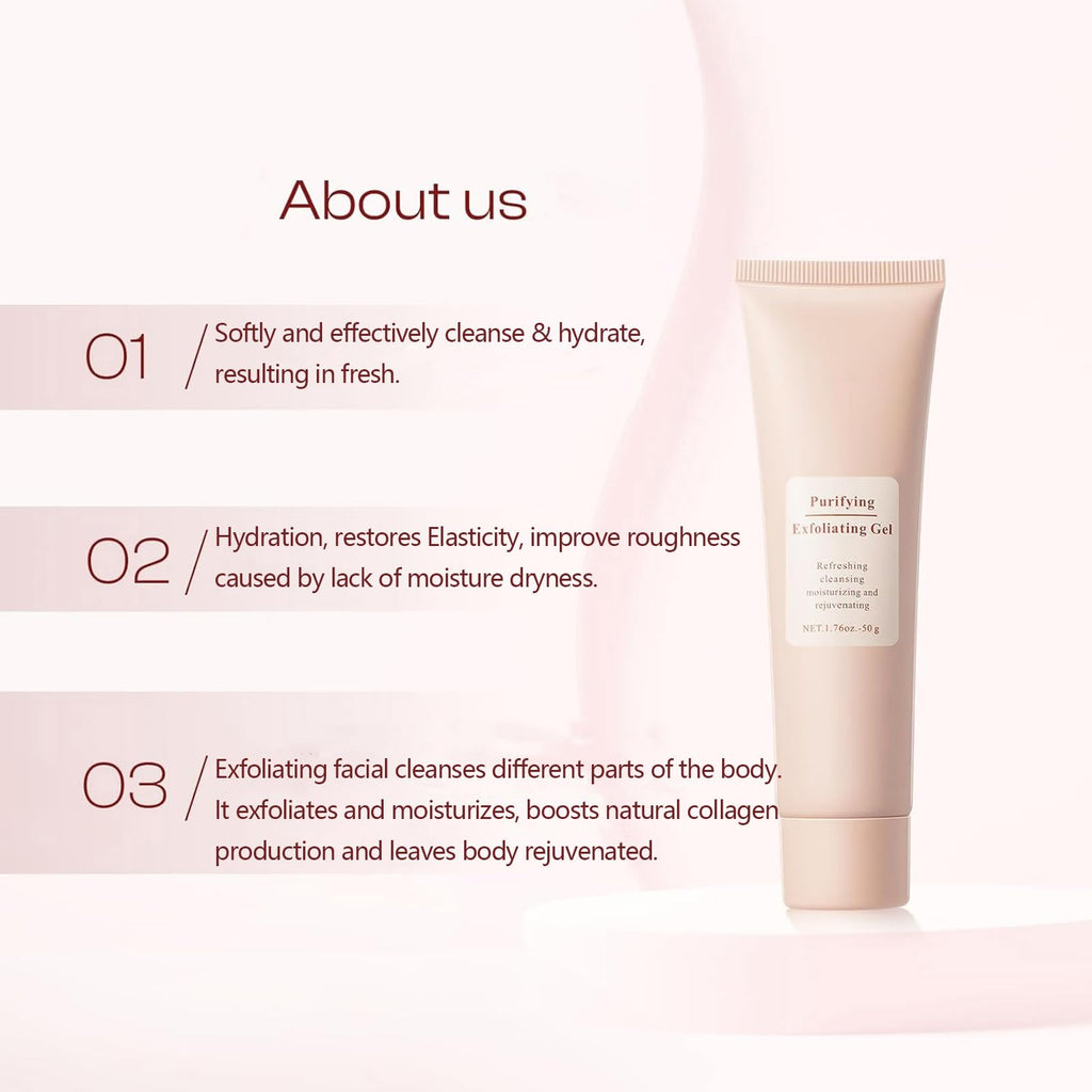 Haigou Purifying Exfoliating Gel – Gentle Facial & Body Cleanser