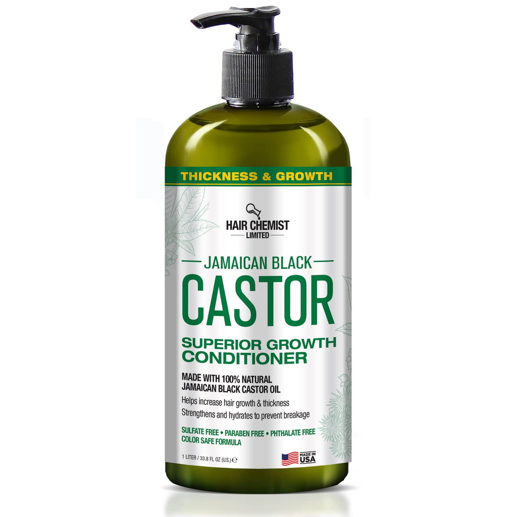 Hair Chemist Superior Growth Jamaican Black Castor Shampoo & Conditioner 33.8oz – 2-Piece Set