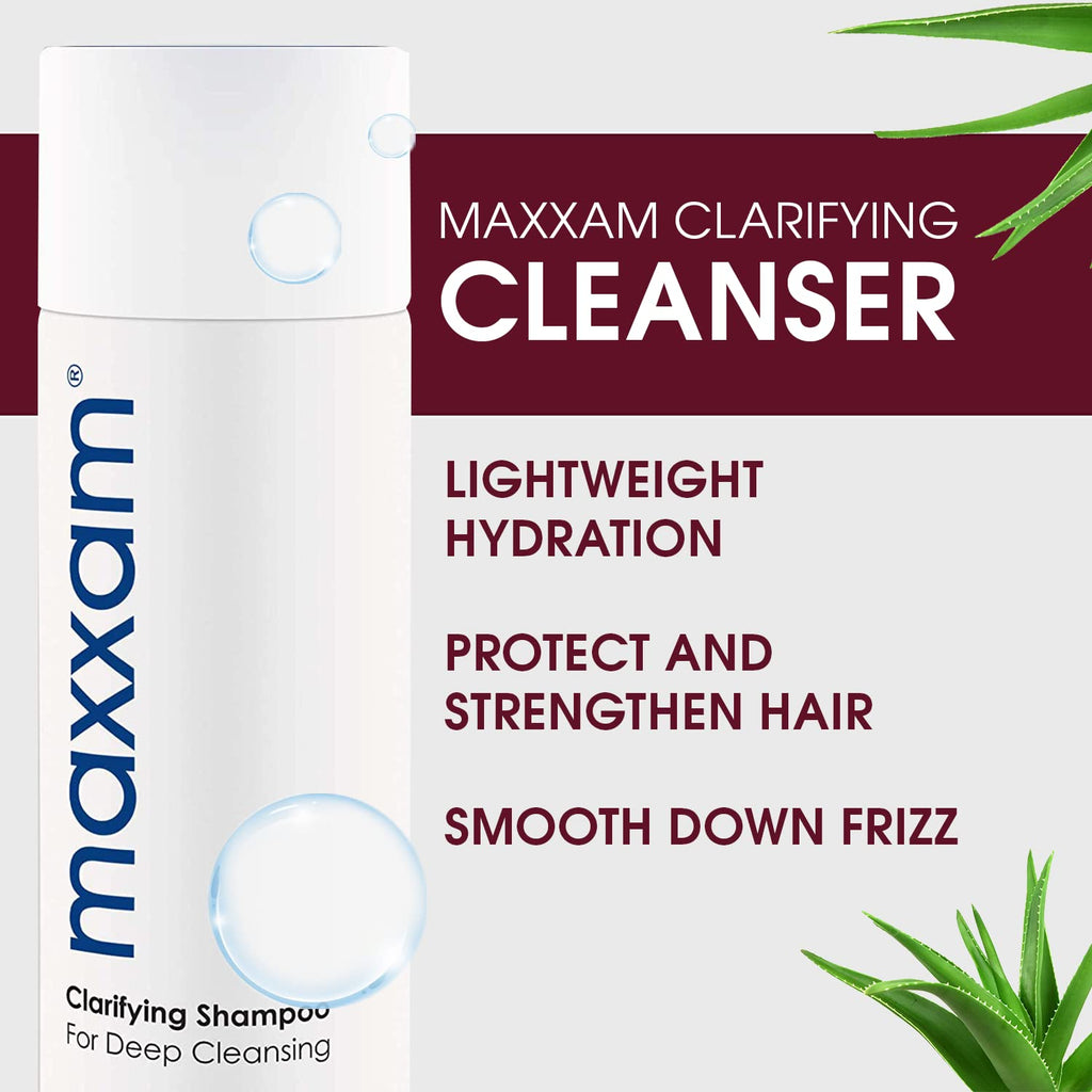 HAIR CLUB Maxxam Clarifying Shampoo for Color Treated Hair – Deep Cleansing with Oat Peptides (10 Fl Oz)