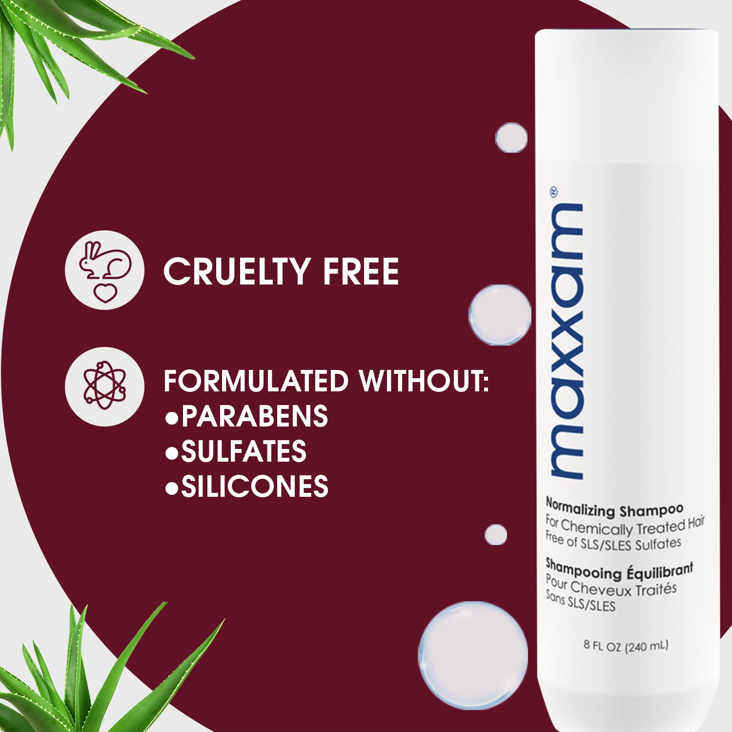 HAIR CLUB Maxxam pH Restoring Shampoo with Sunscreen – Color-Treated Hair