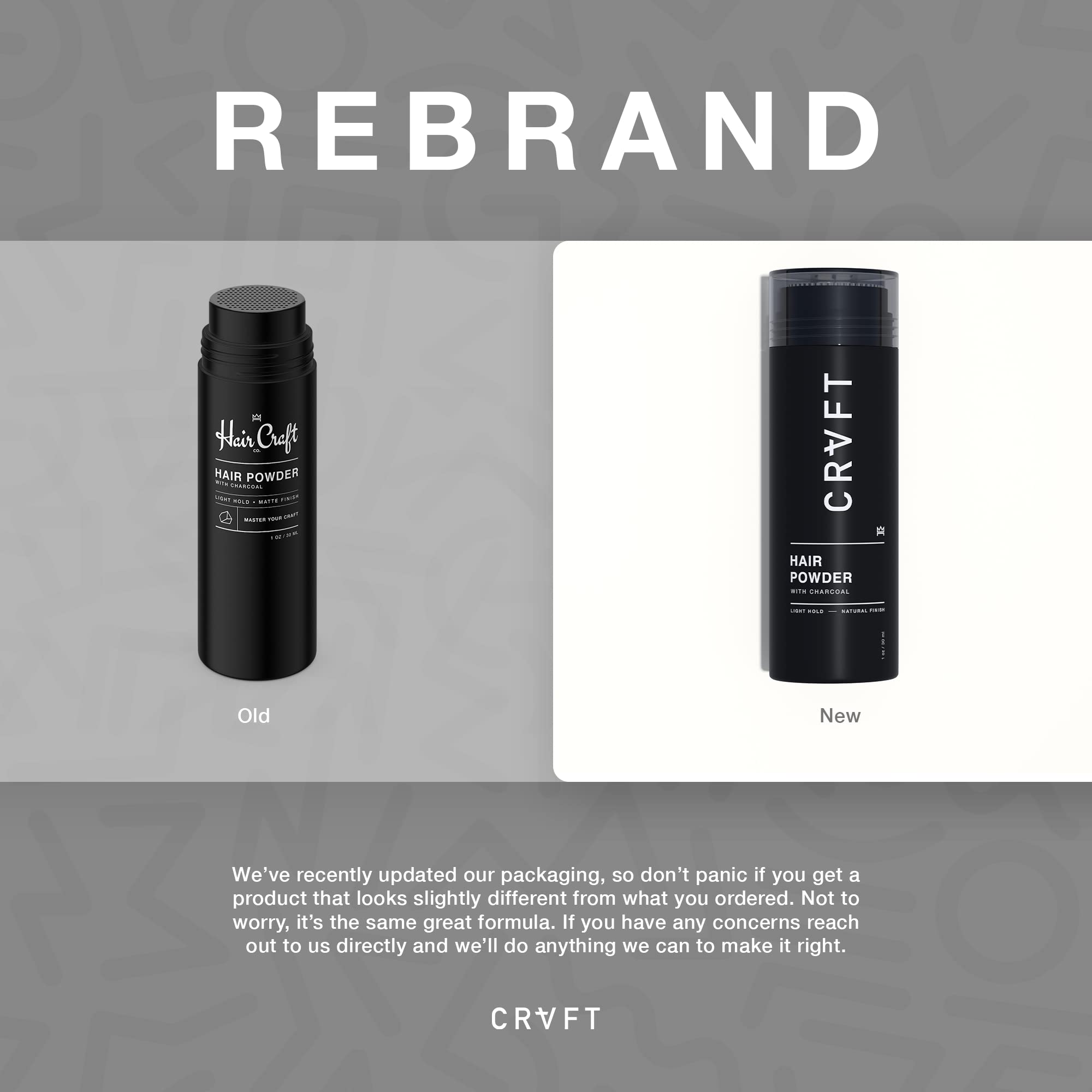 CRVFT Hair Powder 1oz | Light Hold, Zero Shine, Texture & Volume | Hair Craft Co.