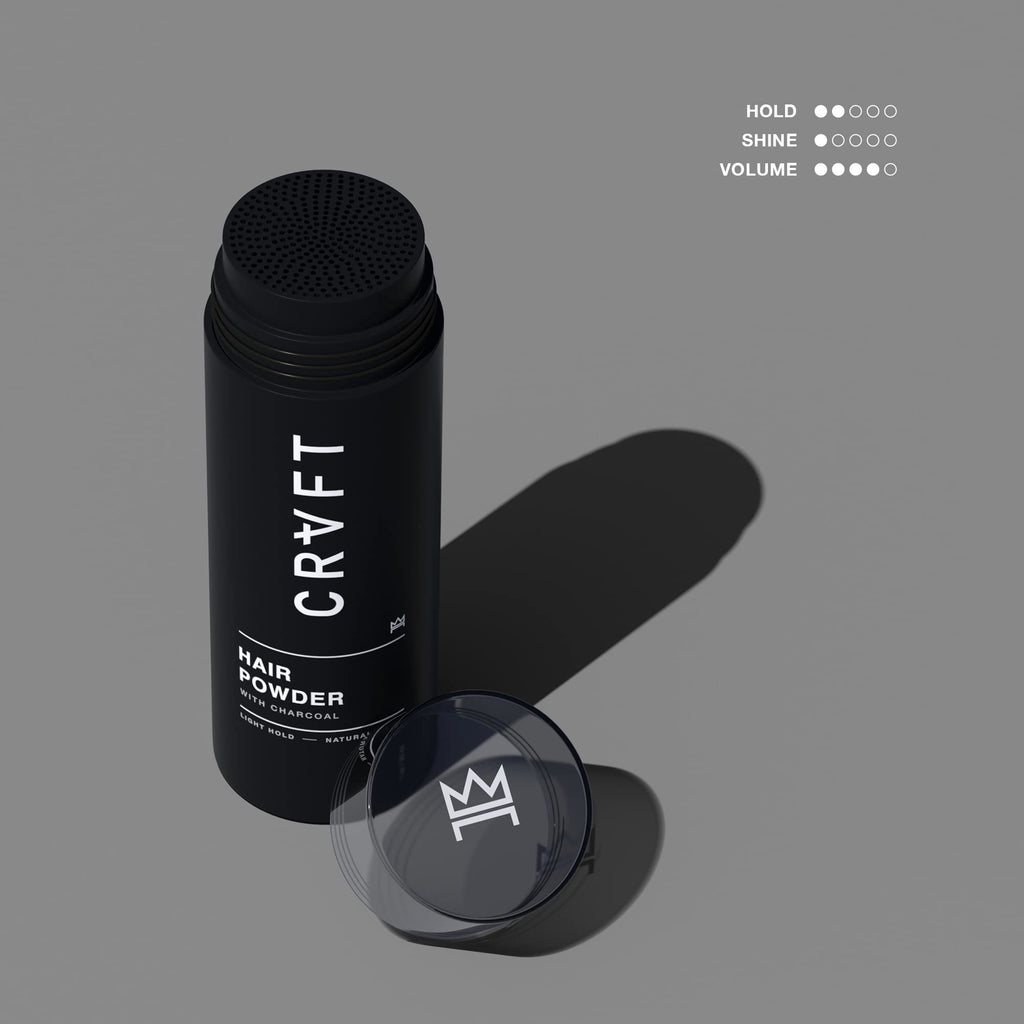 CRVFT Hair Powder 1oz | Light Hold, Zero Shine, Texture & Volume | Hair Craft Co.