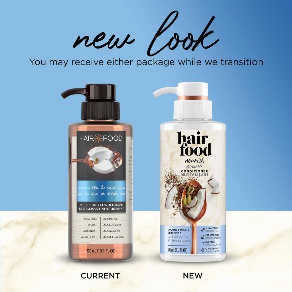 Hair Food Coconut Milk & Chai Spice Nourishing Conditioner - 10.1 oz | Sulfate Free, Color Safe