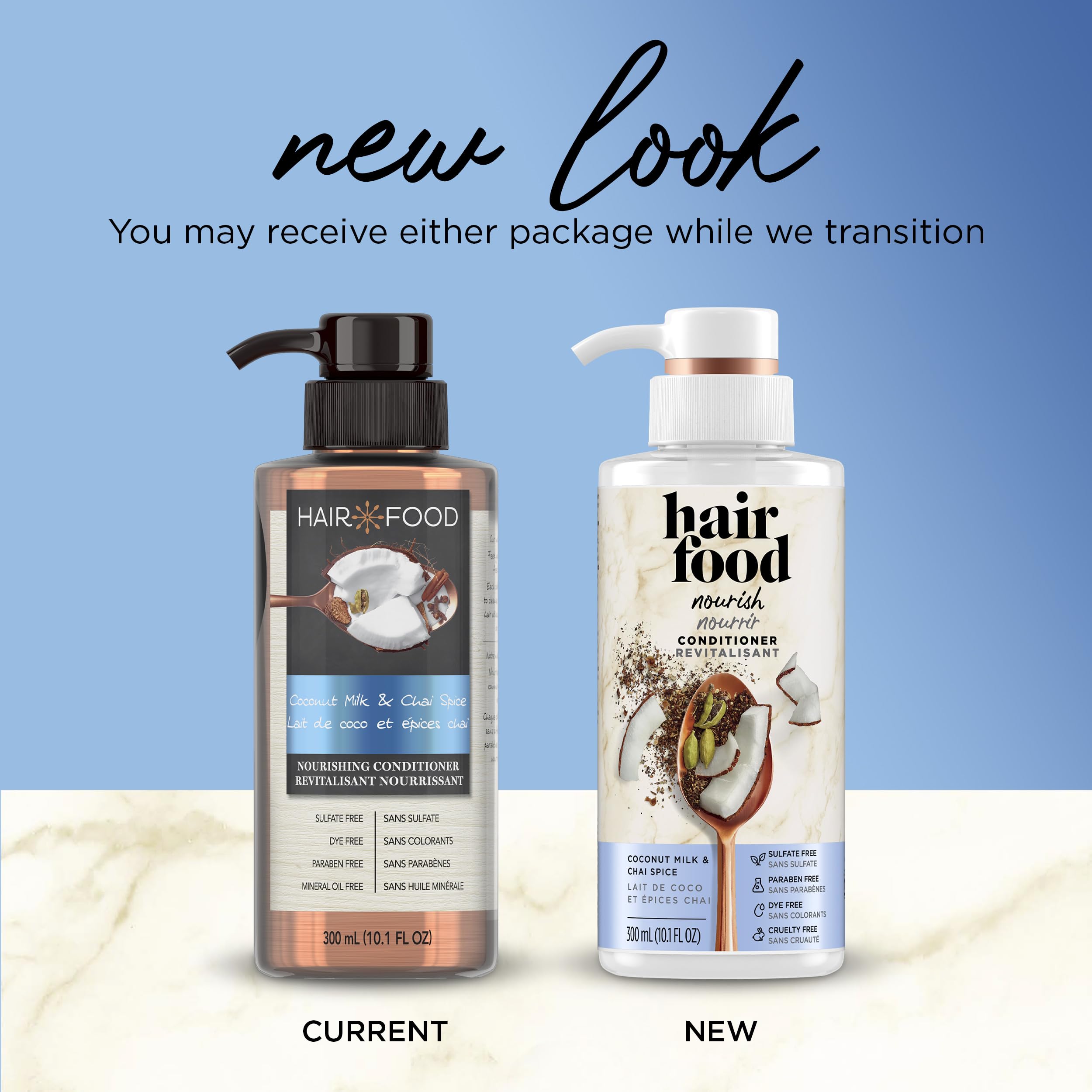 Hair Food Coconut Milk & Chai Spice Nourishing Conditioner - 10.1 oz | Sulfate Free, Color Safe