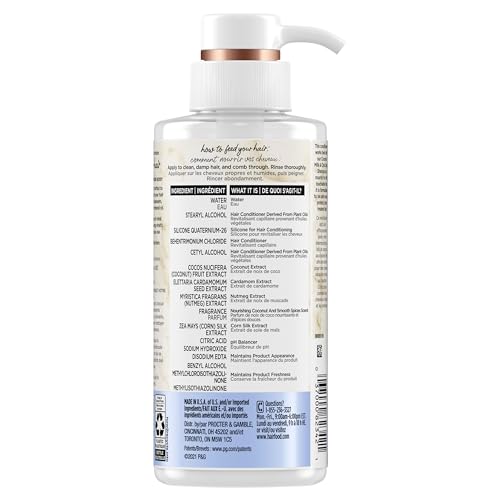Hair Food Coconut Milk & Chai Spice Nourishing Conditioner - 10.1 oz | Sulfate Free, Color Safe