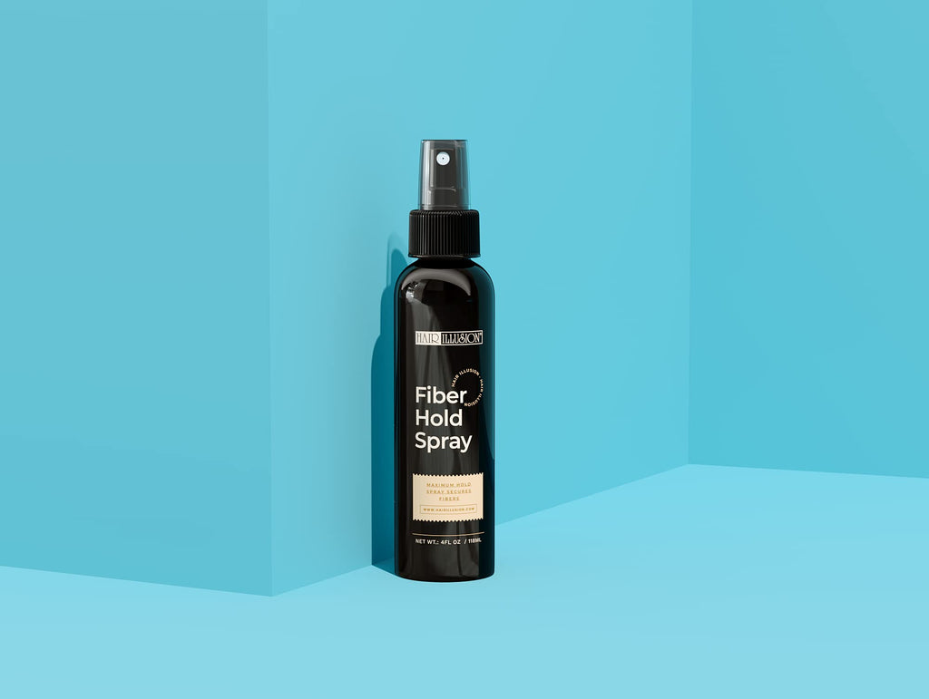 Hair Illusion Fiber Hold Hair Spray, 4 oz – Secure Fibers with Long-Lasting Hold