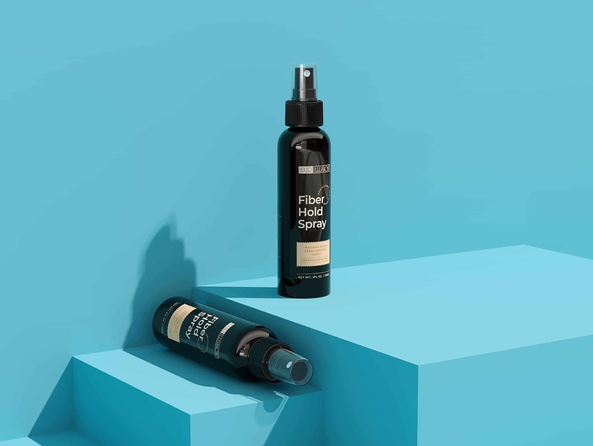 Hair Illusion Fiber Hold Hair Spray, 4 oz – Secure Fibers with Long-Lasting Hold