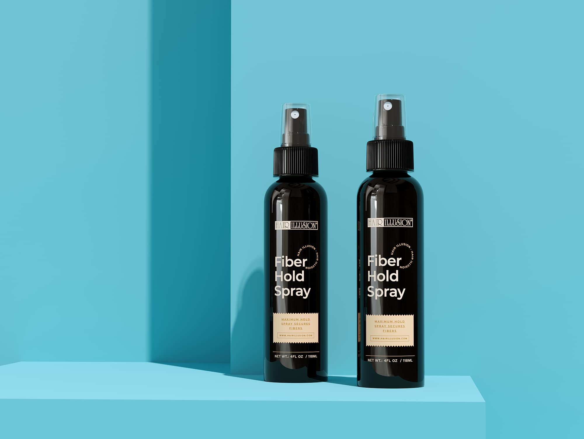 Hair Illusion Fiber Hold Hair Spray, 4 oz – Secure Fibers with Long-Lasting Hold