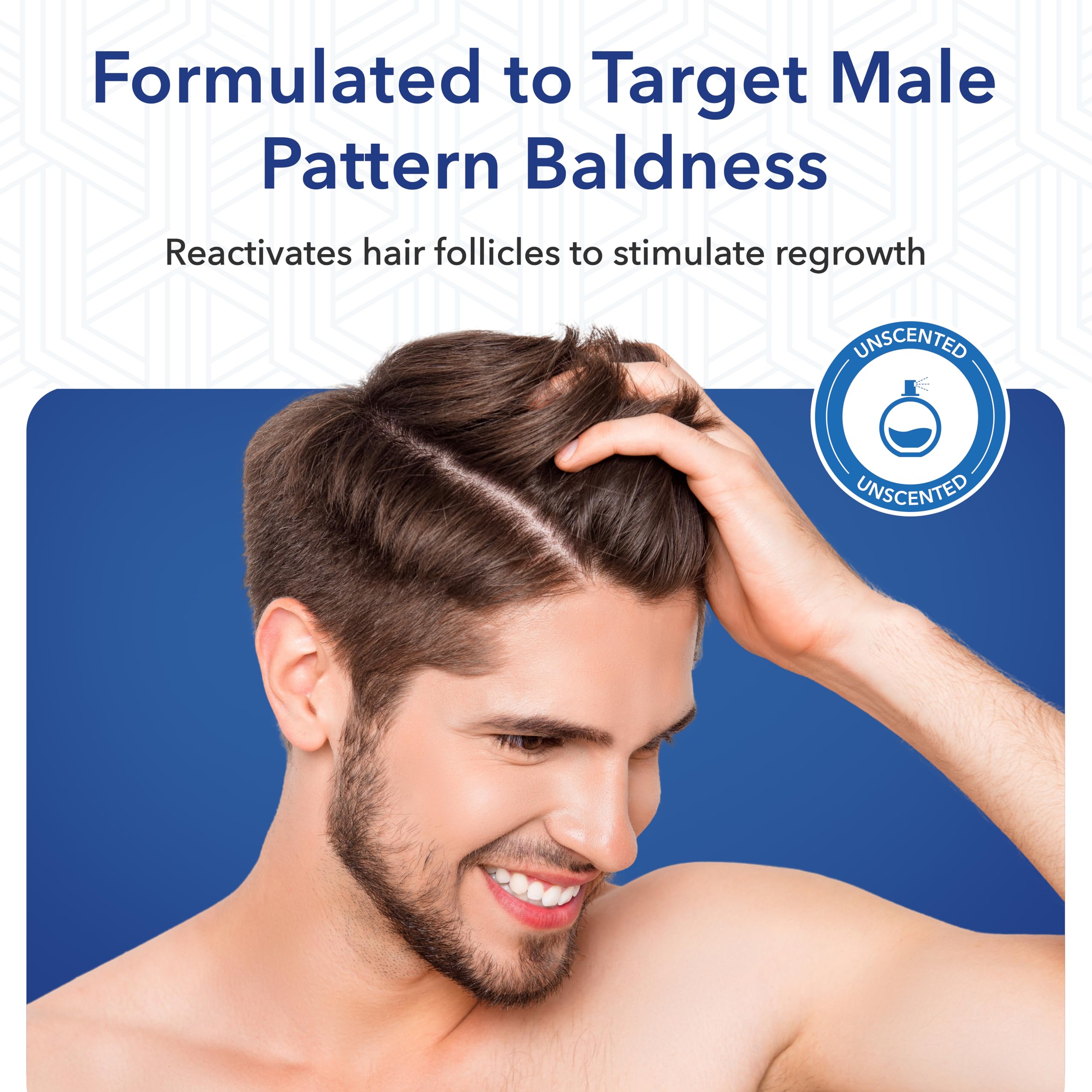 Hair Regen Minoxidil Foam 5% for Men – 6 Pack (6 Months)