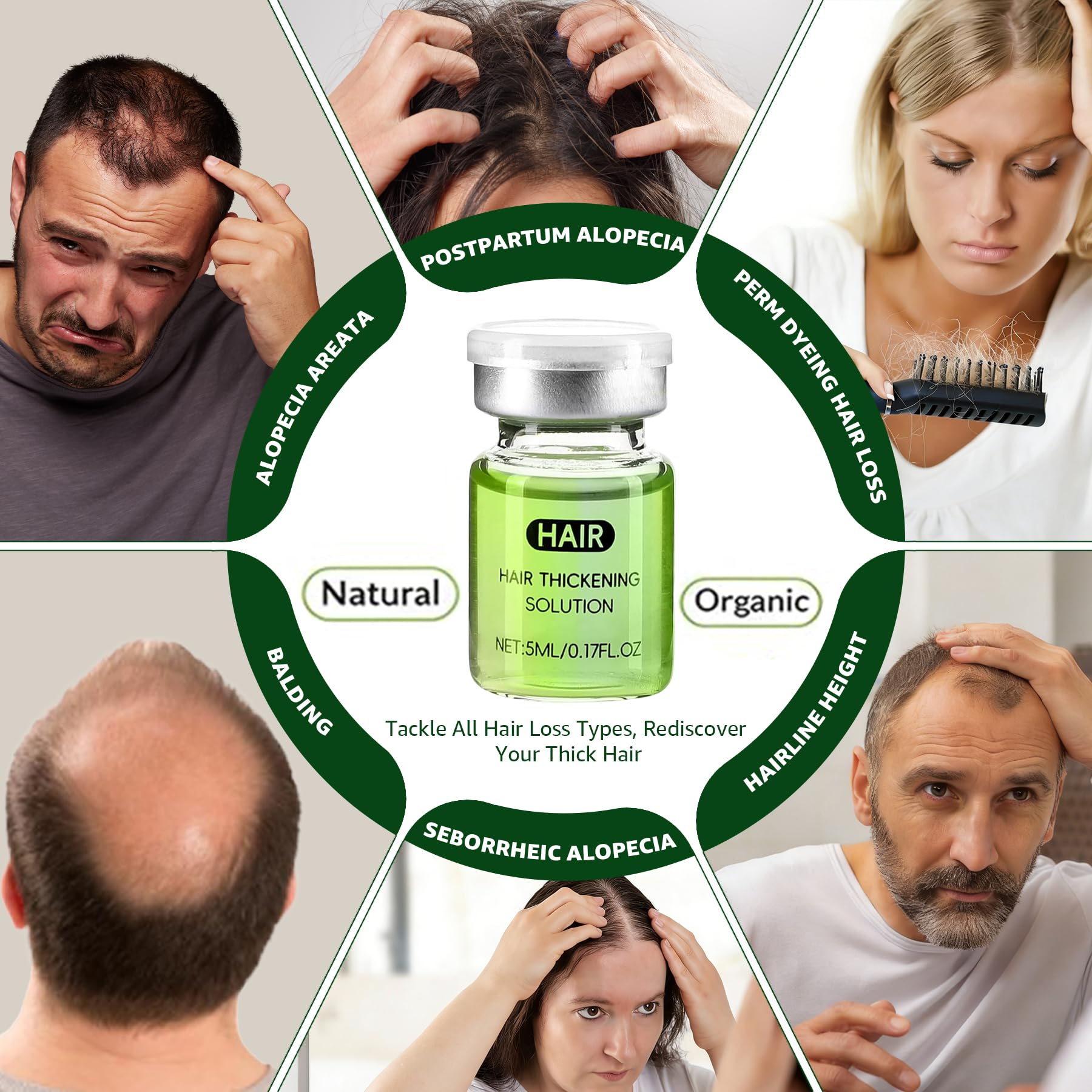 Hair Regrowth System | Advanced Biotin & Ginseng Serum for Thicker Hair