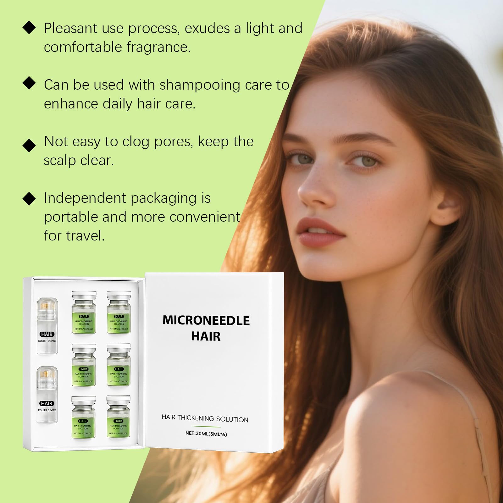 Hair Regrowth System | Advanced Biotin & Ginseng Serum for Thicker Hair