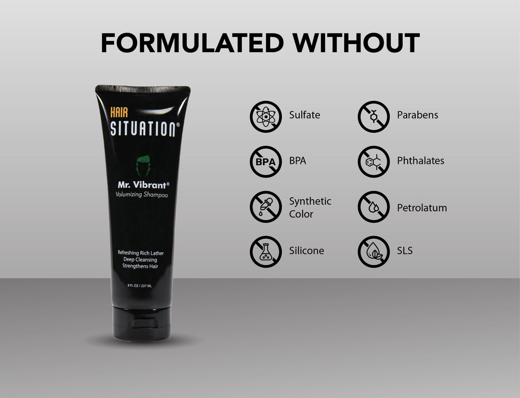 Hair Situation Mr. Dapper Matte Look – Strong Hold & Anti-Humidity Shield | Mr. Vibrant Volumizing Shampoo