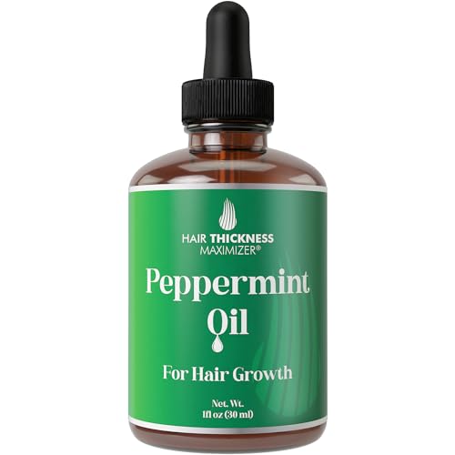 Peppermint Hair Growth Oil 1oz - Hair Thickness Maximizer